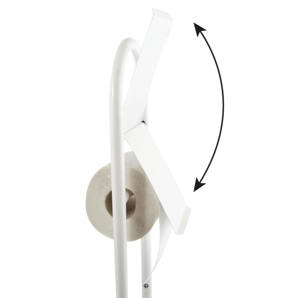 Juego de WC moderno metal y acero inoxidable 29x16x70cm (4)