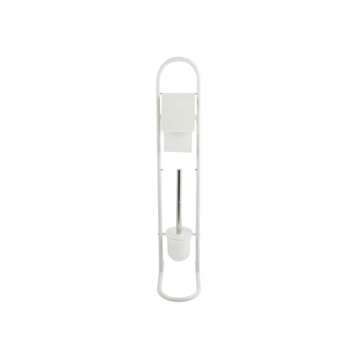 Juego de WC moderno metal y acero inoxidable 29x16x70cm (5)
