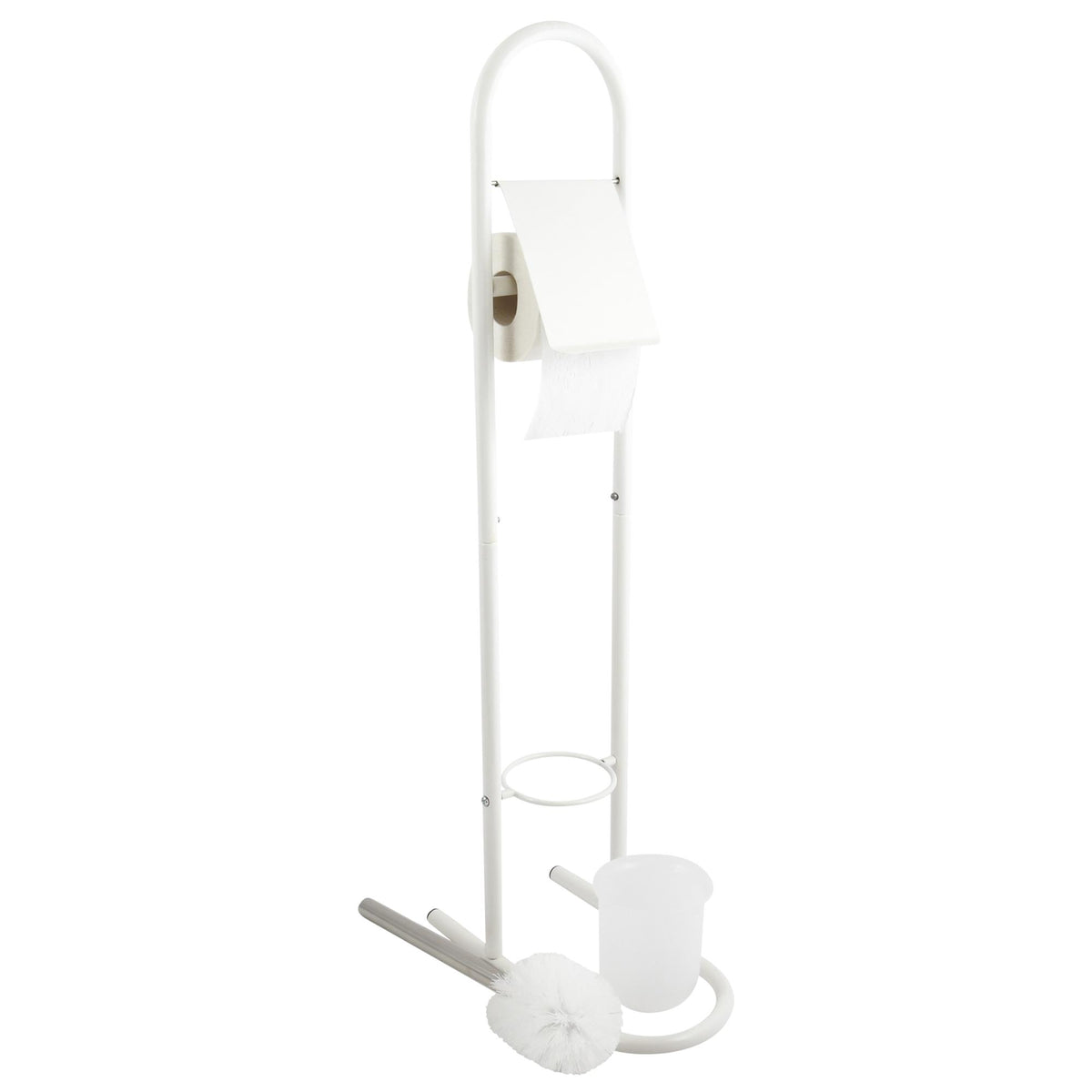 Juego de WC moderno metal y acero inoxidable 29x16x70cm (7)