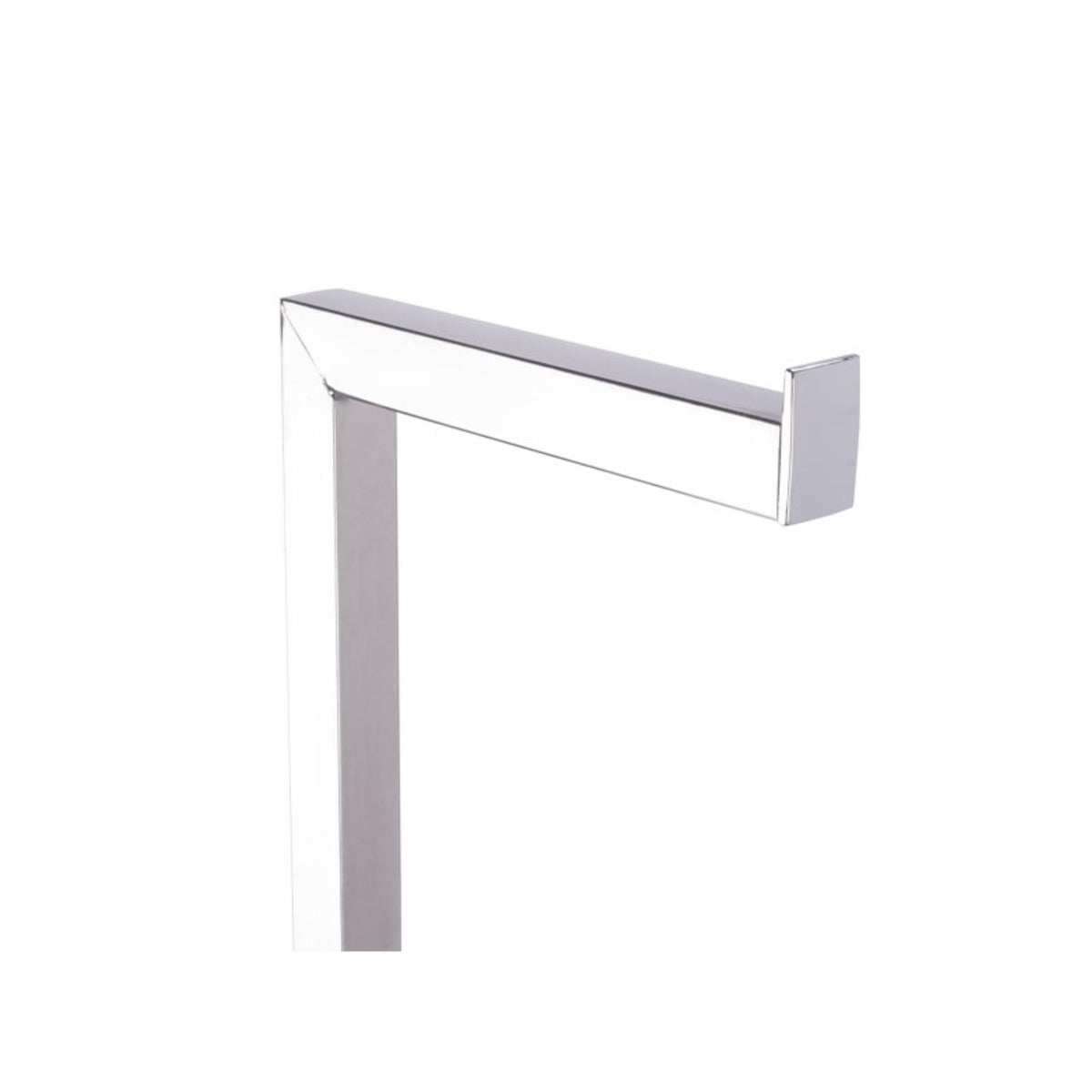 Portarrollos con escobillero inox Blanco 22x18x70,5cm (6)