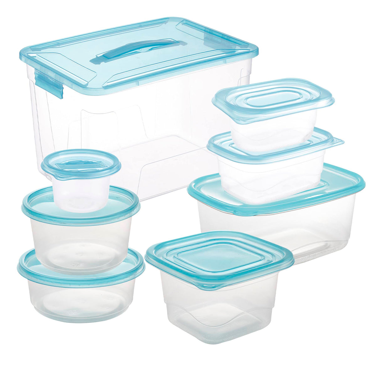 Set 50 recipientes alimentos PP reutilizables con tapa (9)