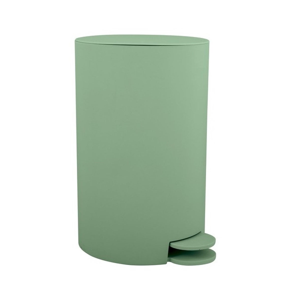 Cubo de basura con pedal 3L color albahaca