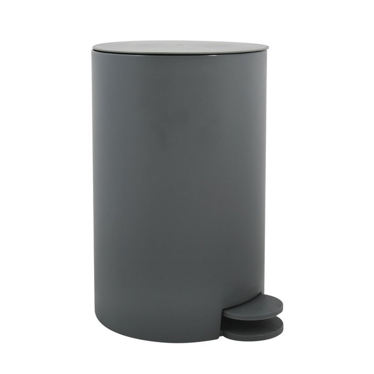 Cubo de basura con pedal 3L color antracita