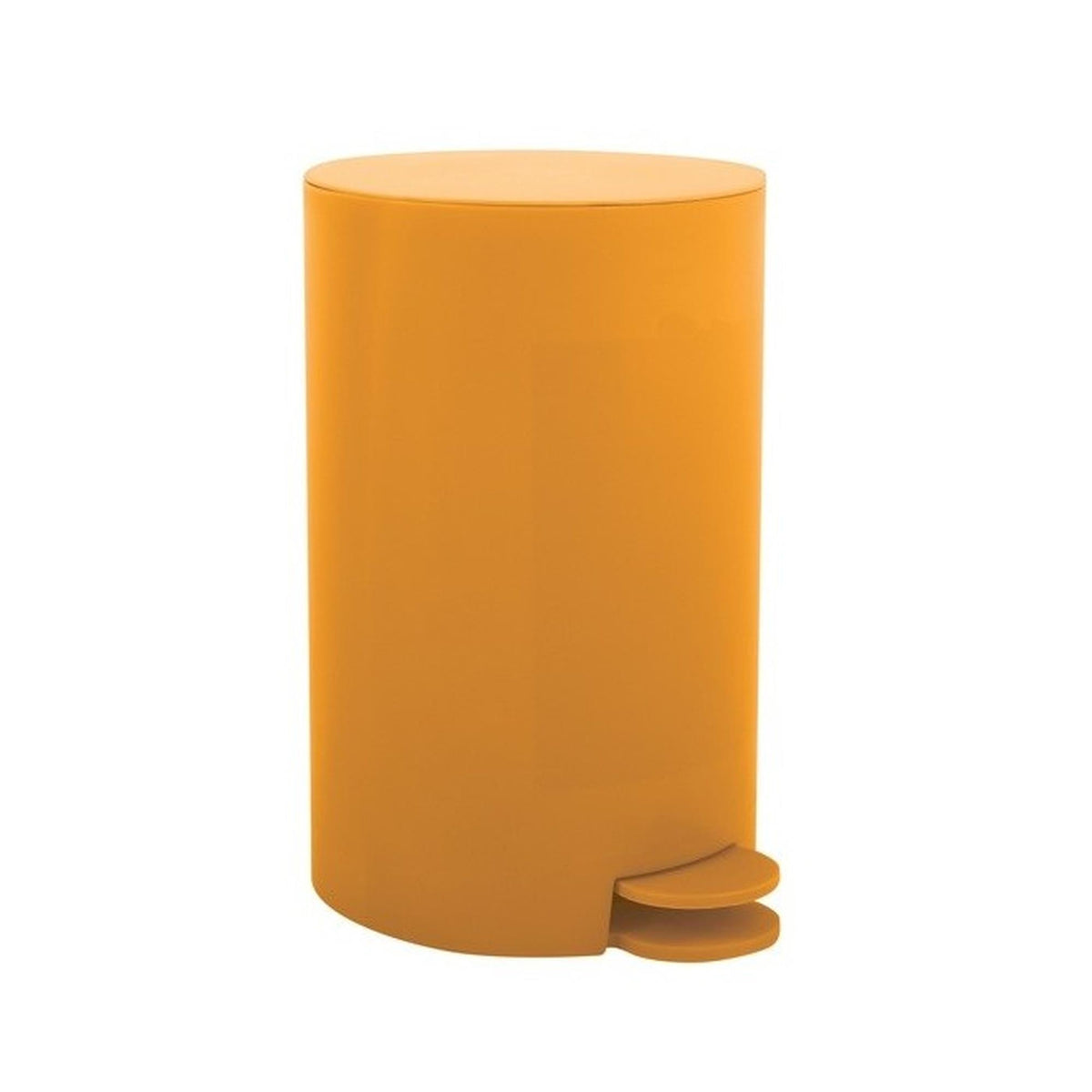 Cubo de basura con pedal 3L color azafrán
