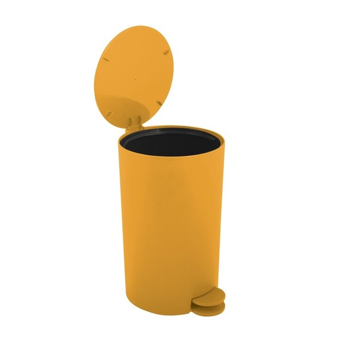 Cubo de basura con pedal 3L color azafrán (5)