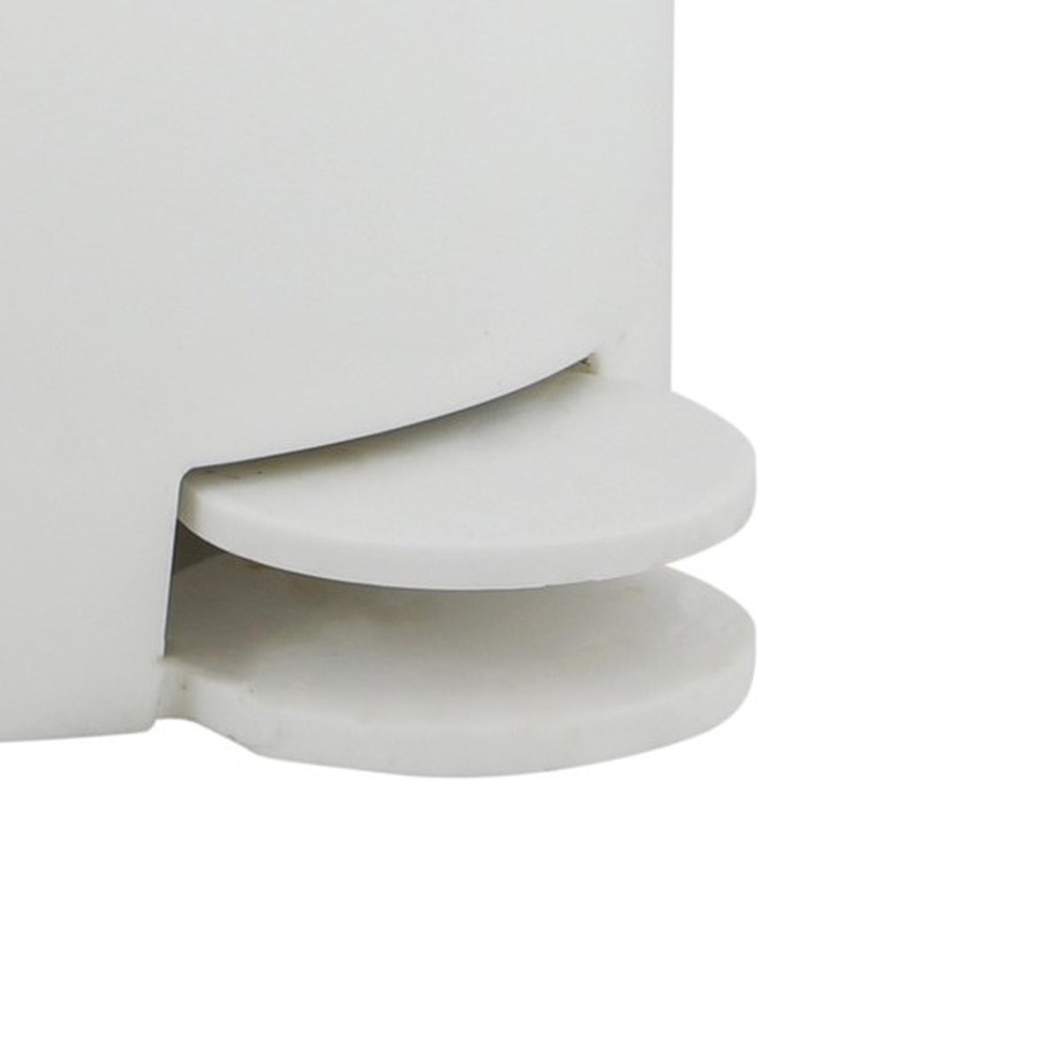 Cubo de basura con pedal 3L color blanco (4)