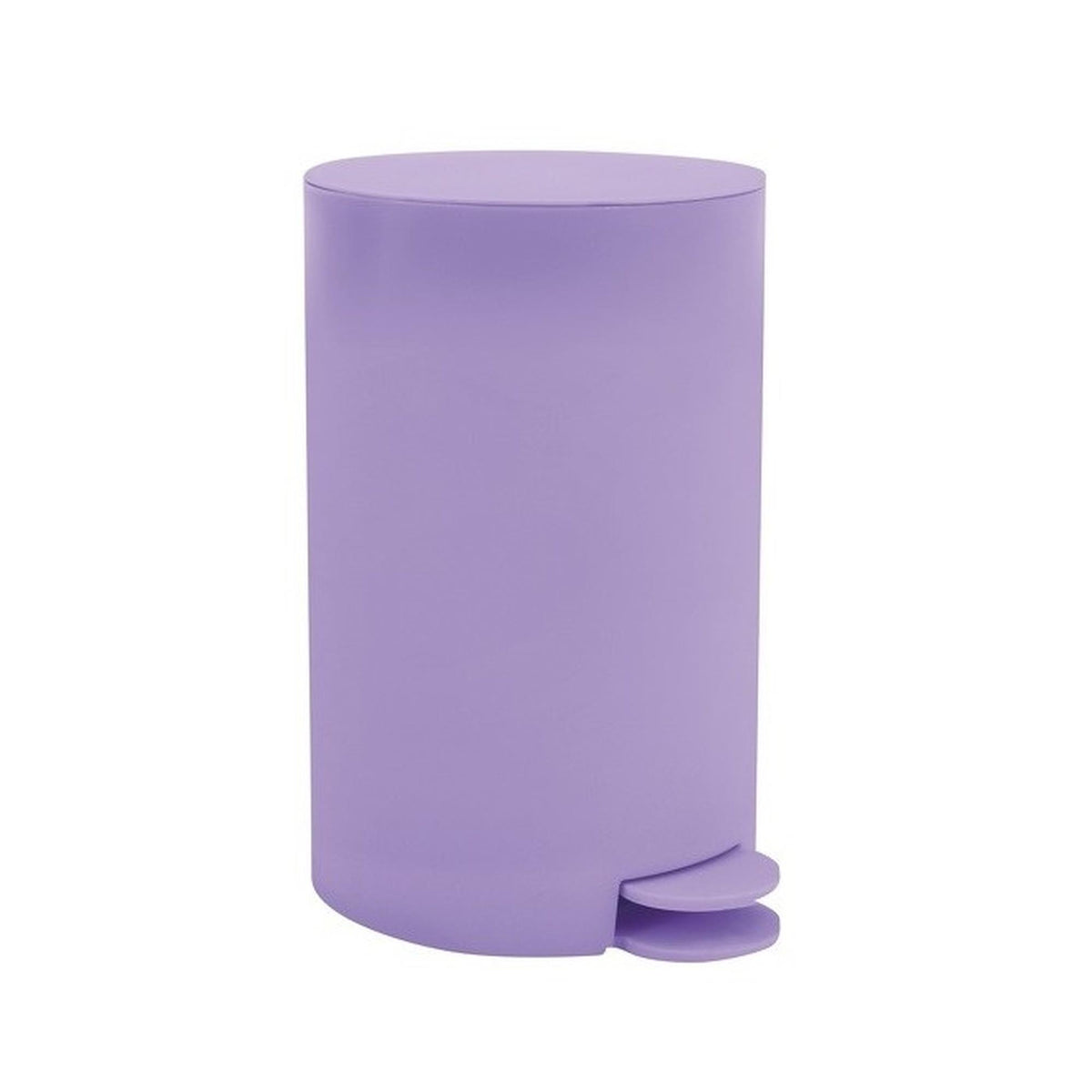 Cubo de basura con pedal 3L color lavanda