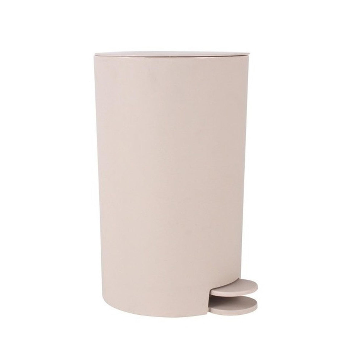 Cubo de basura con pedal 3L color marrón