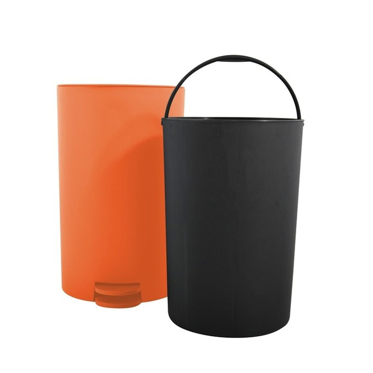Cubo de basura con pedal 3L color naranja (5)
