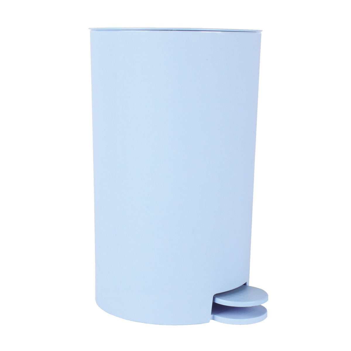 Cubo de basura con pedal 3L color azul celeste