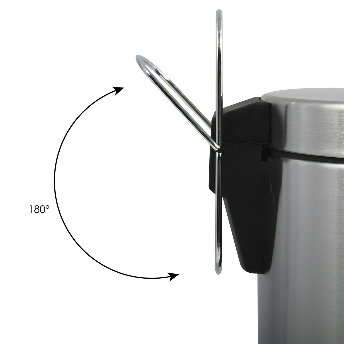 Papelera de baño en acero 12L acero inoxidable mate (6)