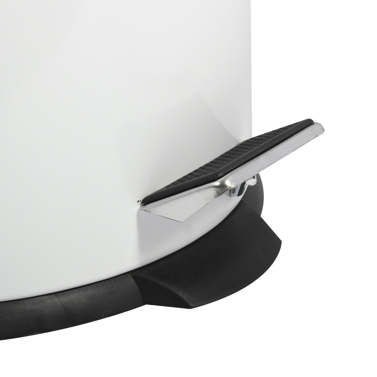 Papelera de baño en acero 12L color blanco (6)