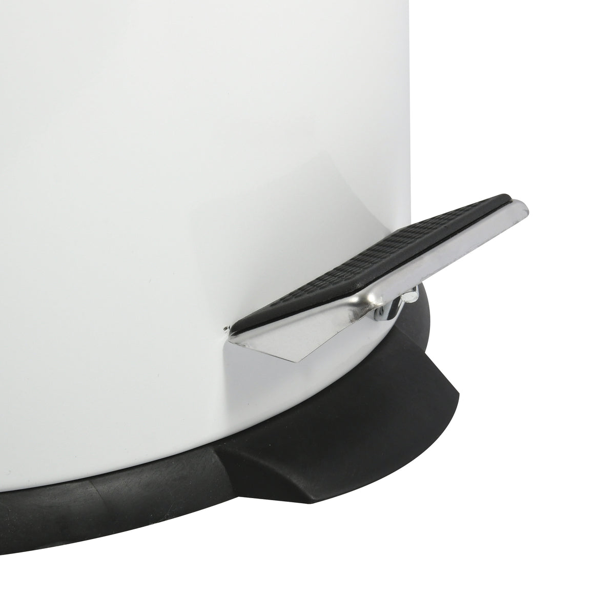 Papelera de baño en acero 30L color blanco (7)