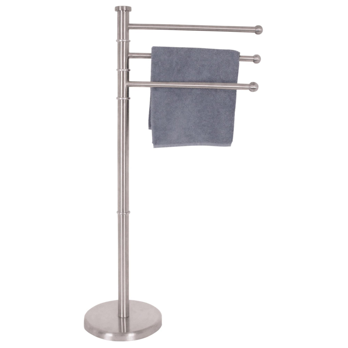 Toallero de pie 3 barras orientables color gris 92x35cm (4)