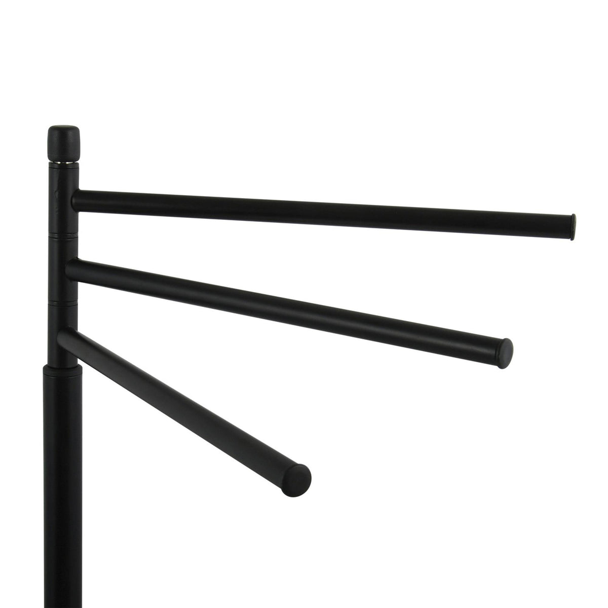 Toallero de pie 3 barras orientables color negro 92x35cm (6)