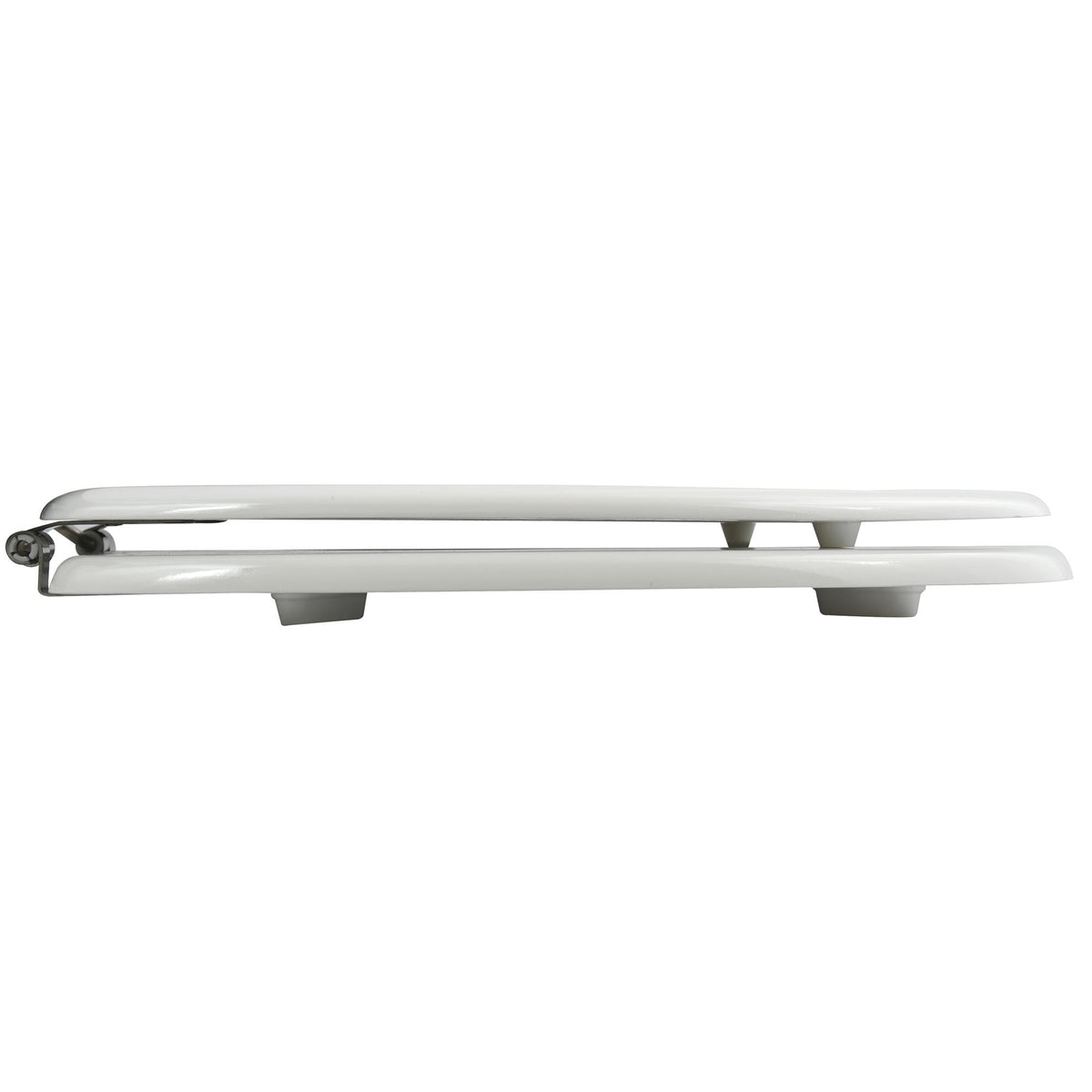 Asiento WC bisagras acero inoxidable blanco (8)