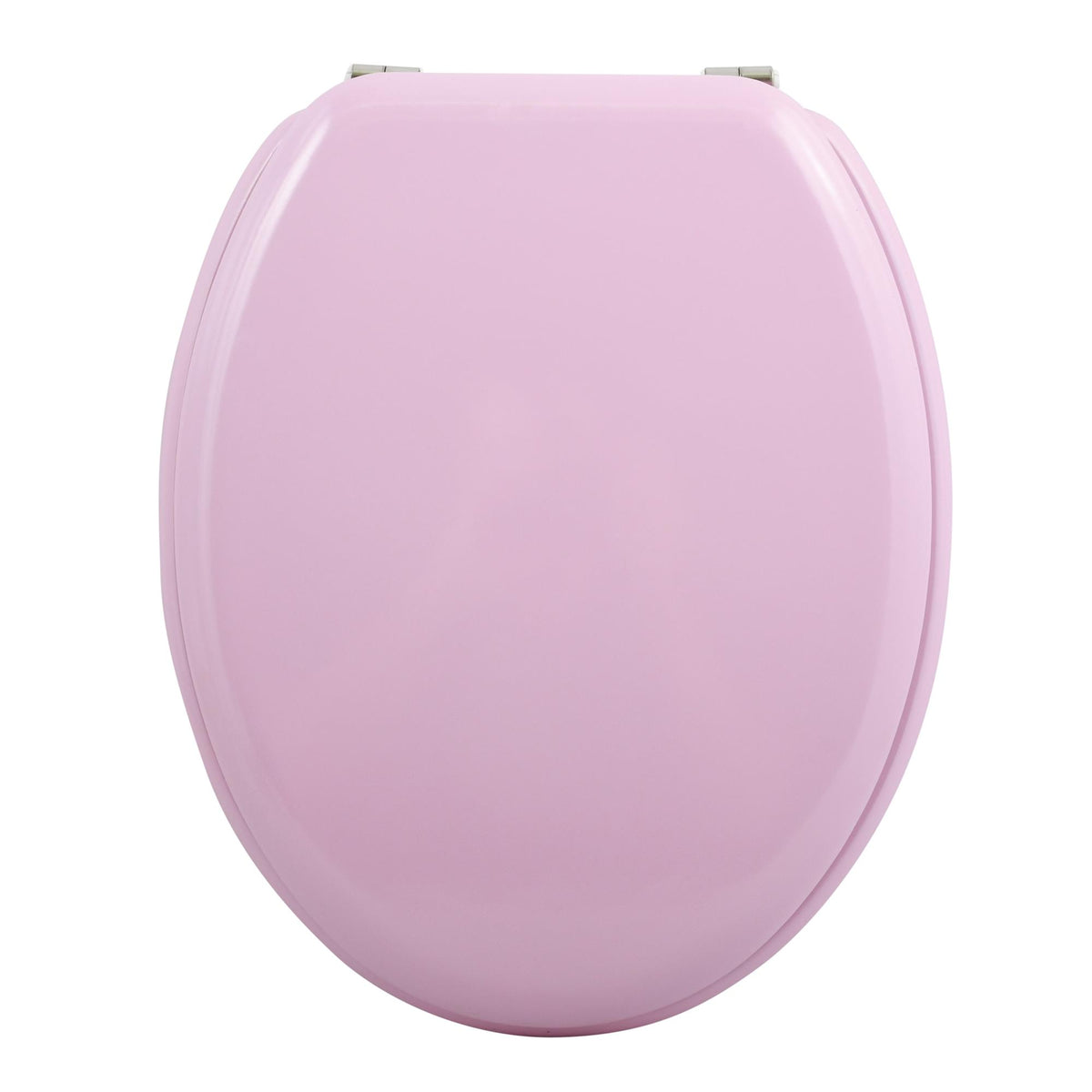 Asiento WC bisagras acero inoxidable rosa