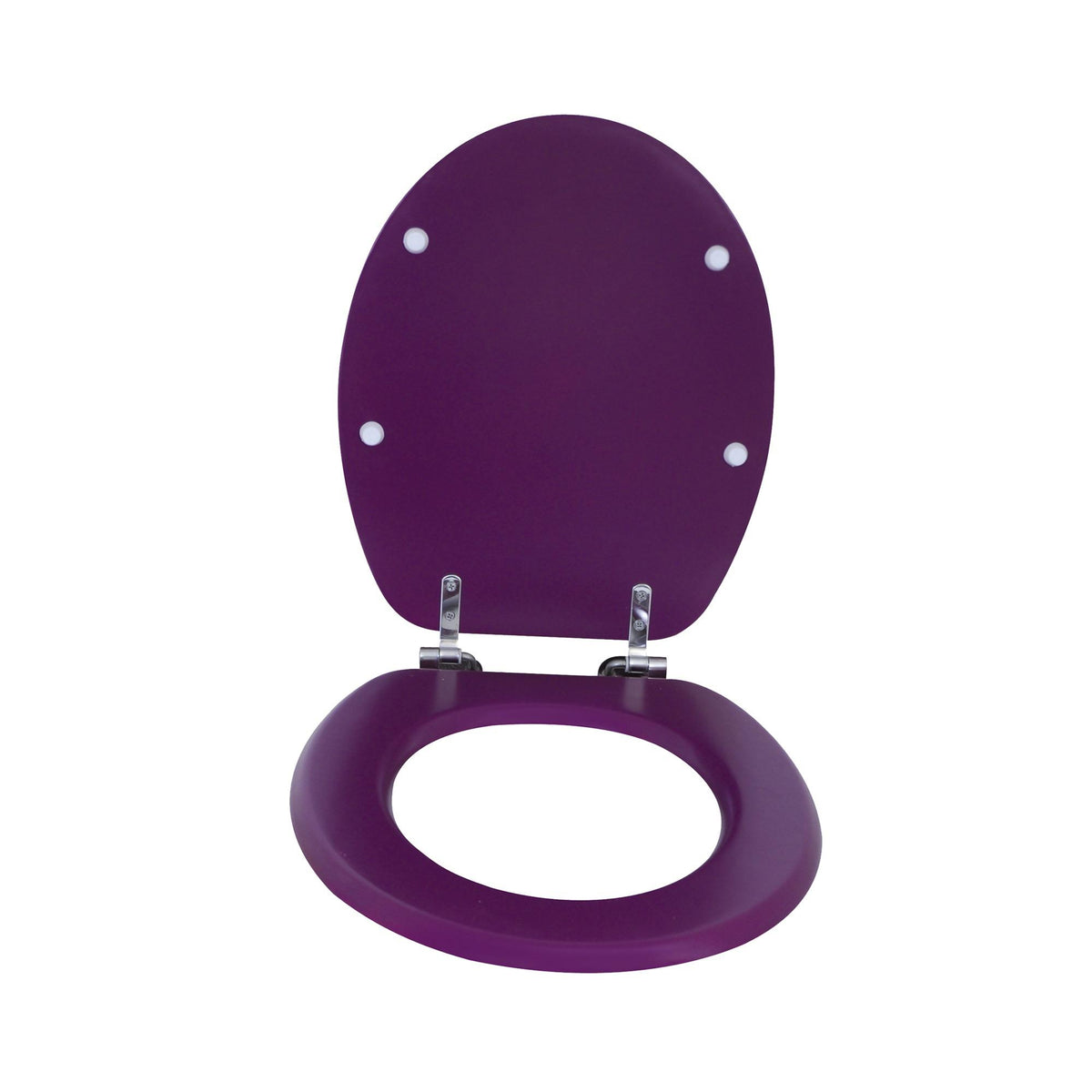 Asiento WC bisagras acero inoxidable morado (5)
