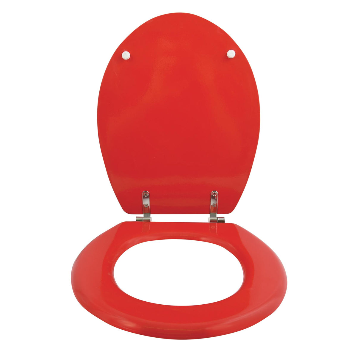 Asiento WC bisagras acero inoxidable rojo (5)
