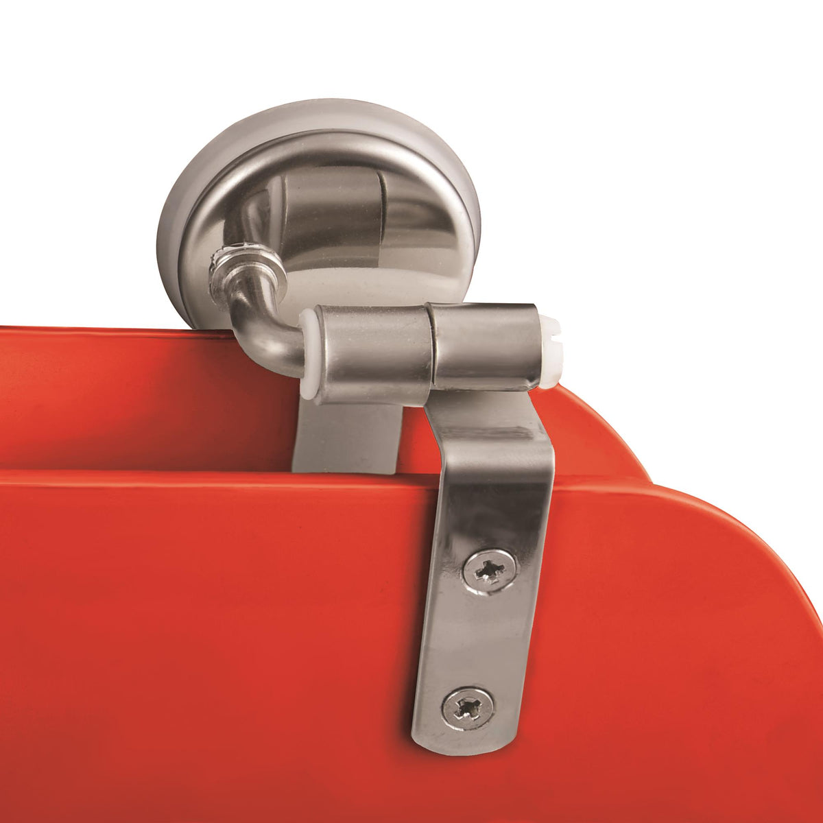Asiento WC bisagras acero inoxidable rojo (9)