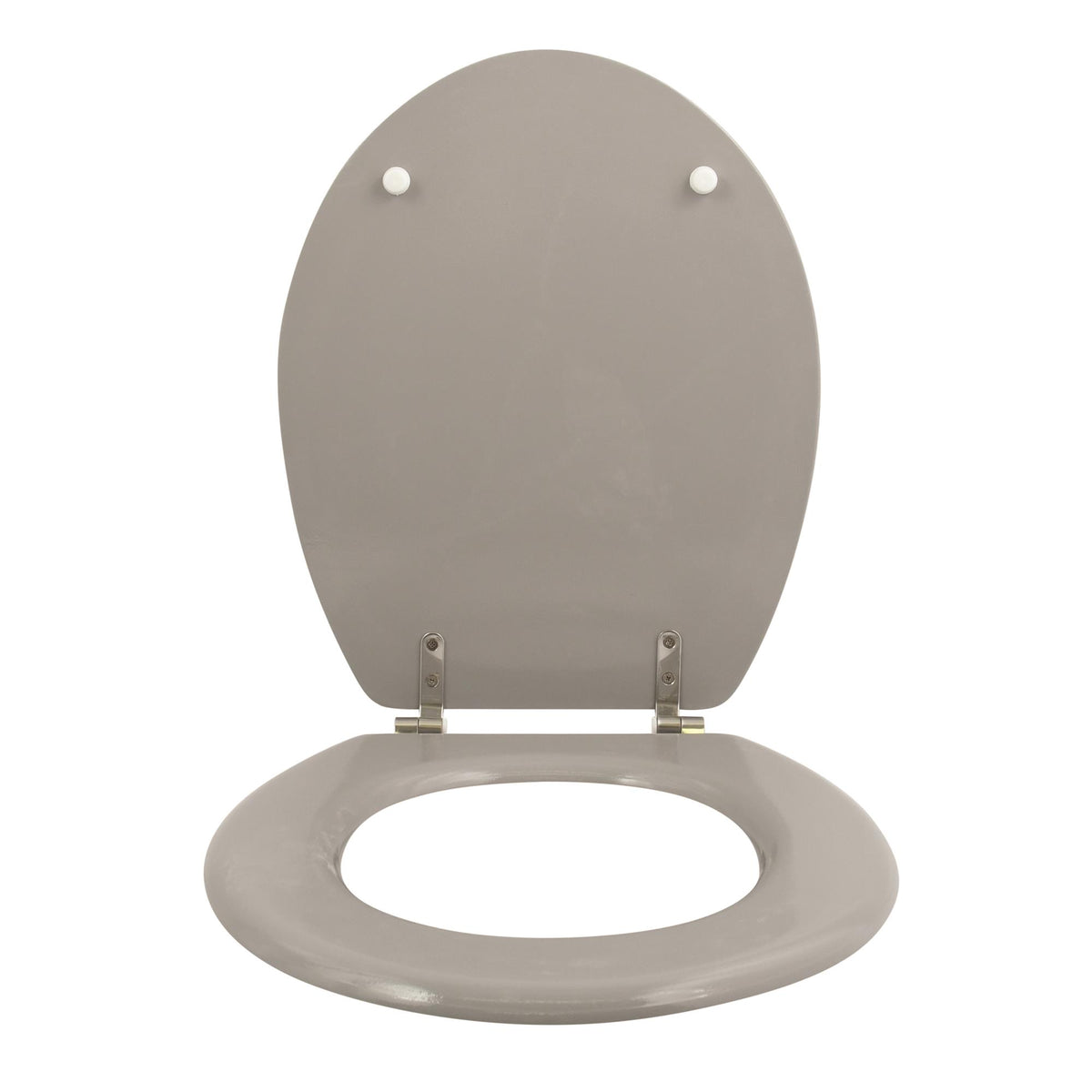 Asiento WC bisagras acero inoxidable gris (5)