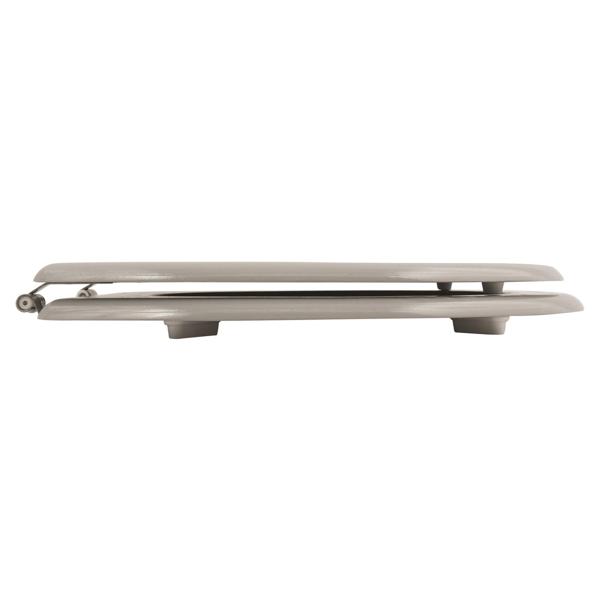 Asiento WC bisagras acero inoxidable gris (6)