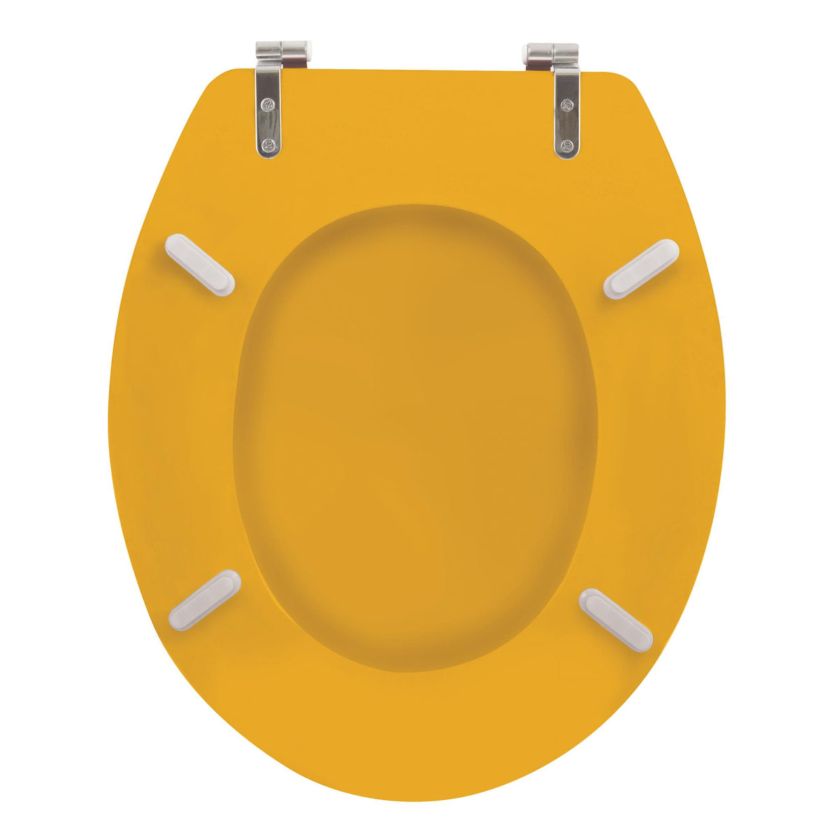 Asiento WC bisagras acero inoxidable azafrán (8)