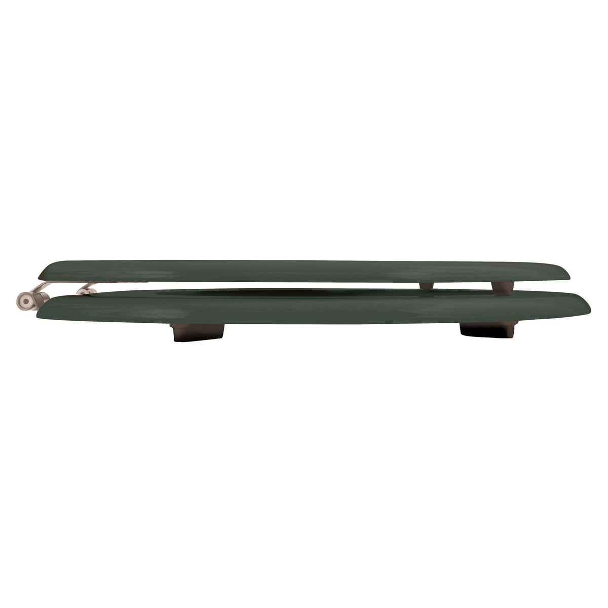 Asiento WC bisagras acero inoxidable verde oscuro (6)