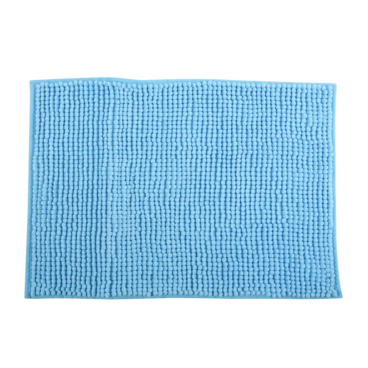 Alfombra de baño microfibra 40x60 cm azul claro