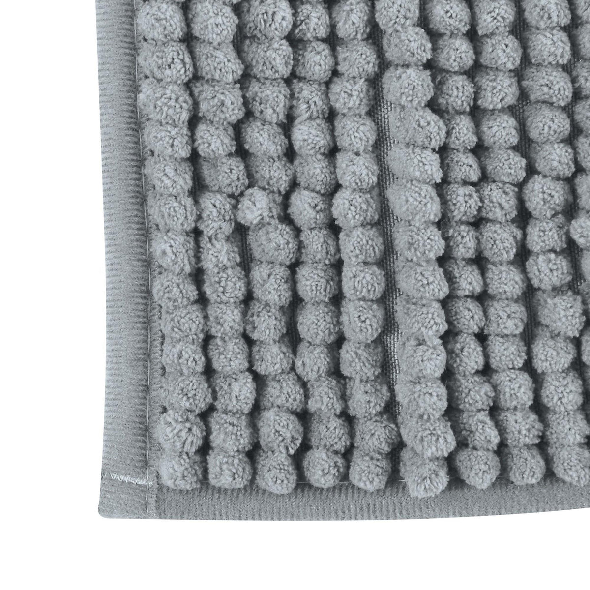 Alfombra de baño microfibra 60x90 cm gris claro (7)