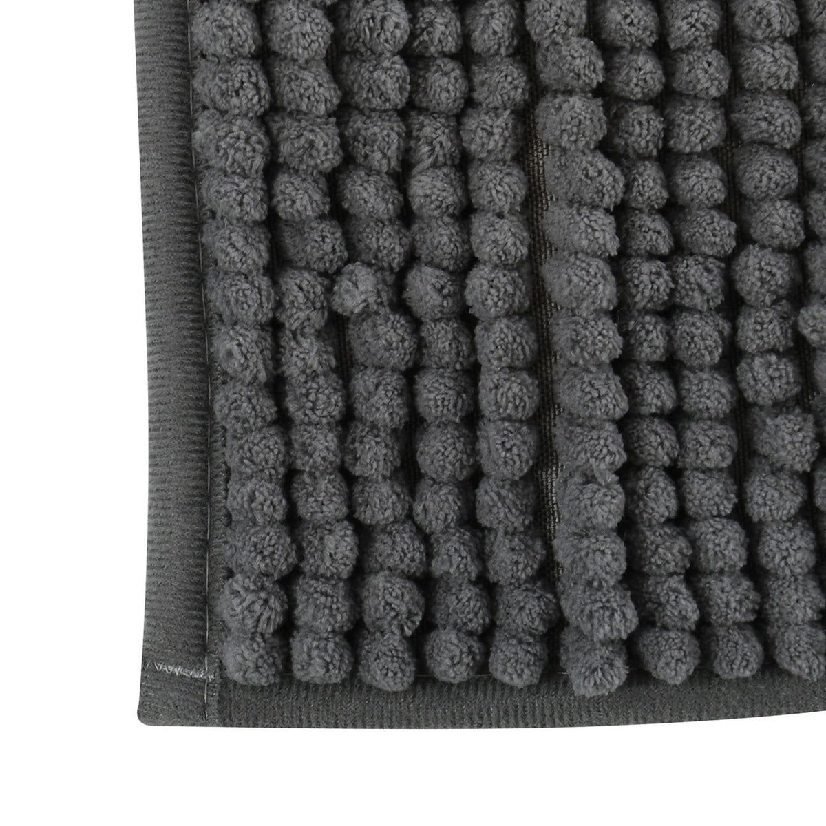 Alfombra de baño microfibra 40x60 cm gris (5)