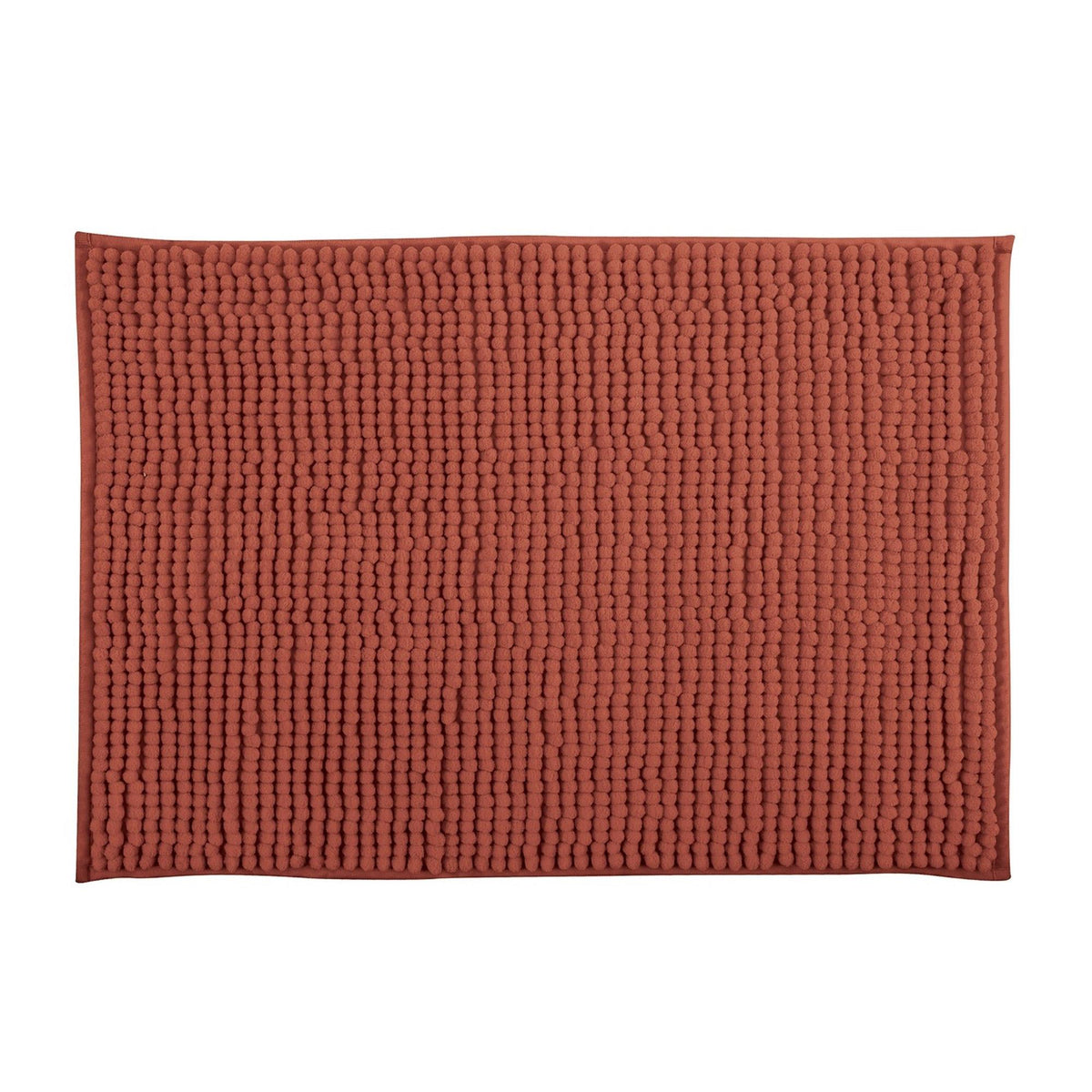 Alfombra de baño microfibra 40x60 cm terracota