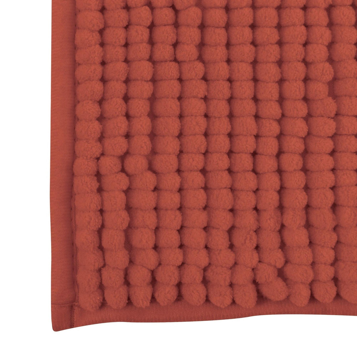 Alfombra de baño microfibra 40x60 cm terracota (5)