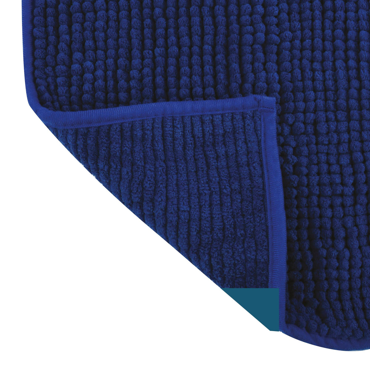 Alfombra de baño microfibra 40x60 cm azul marino (6)