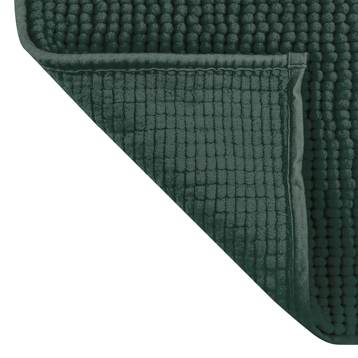 Alfombra de baño microfibra 50x80 cm verde oscuro (5)