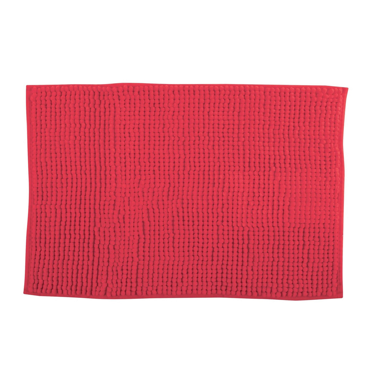 Alfombra de baño microfibra 40x60 cm rojo