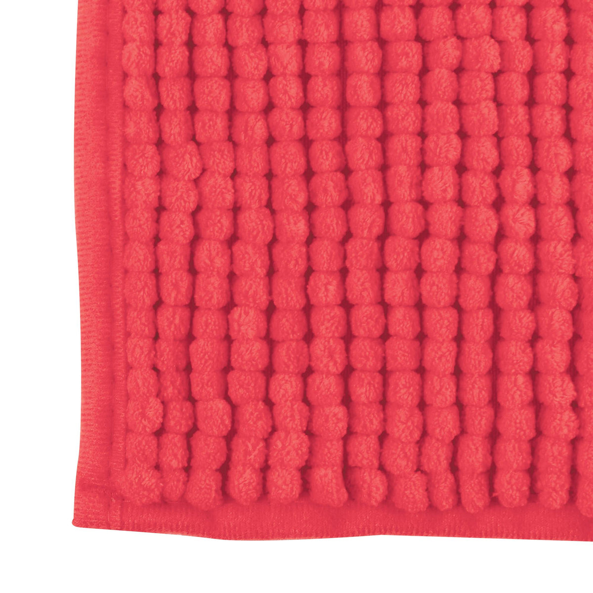 Alfombra de baño microfibra 40x60 cm rojo (7)