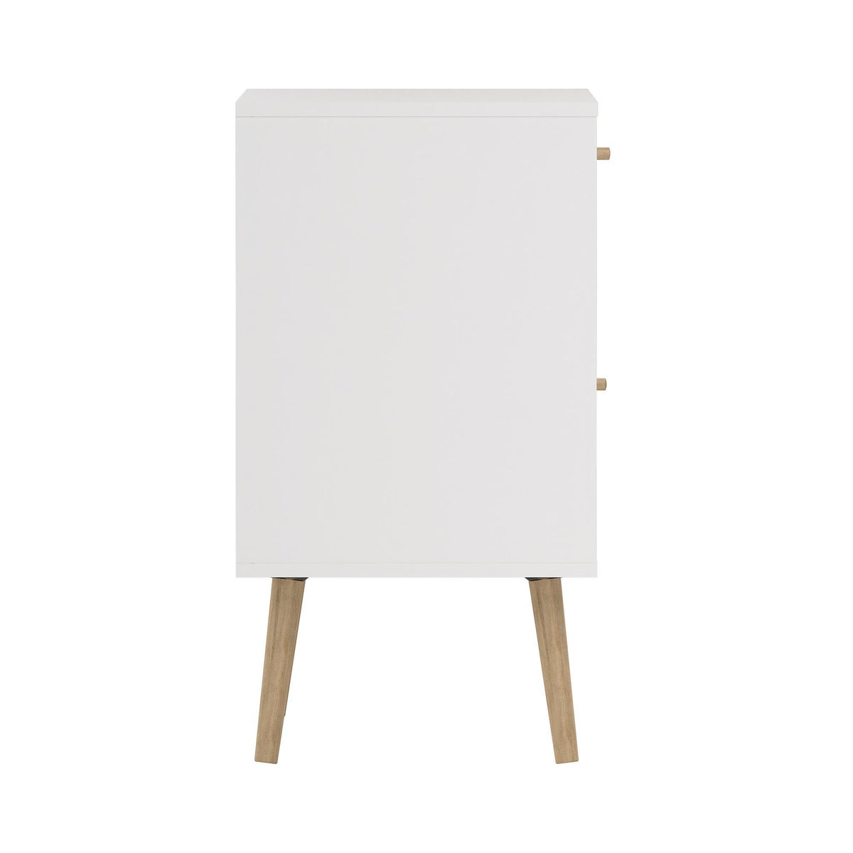 Mesita de noche con puerta y cajón blanco 51x40x73 cm (8)
