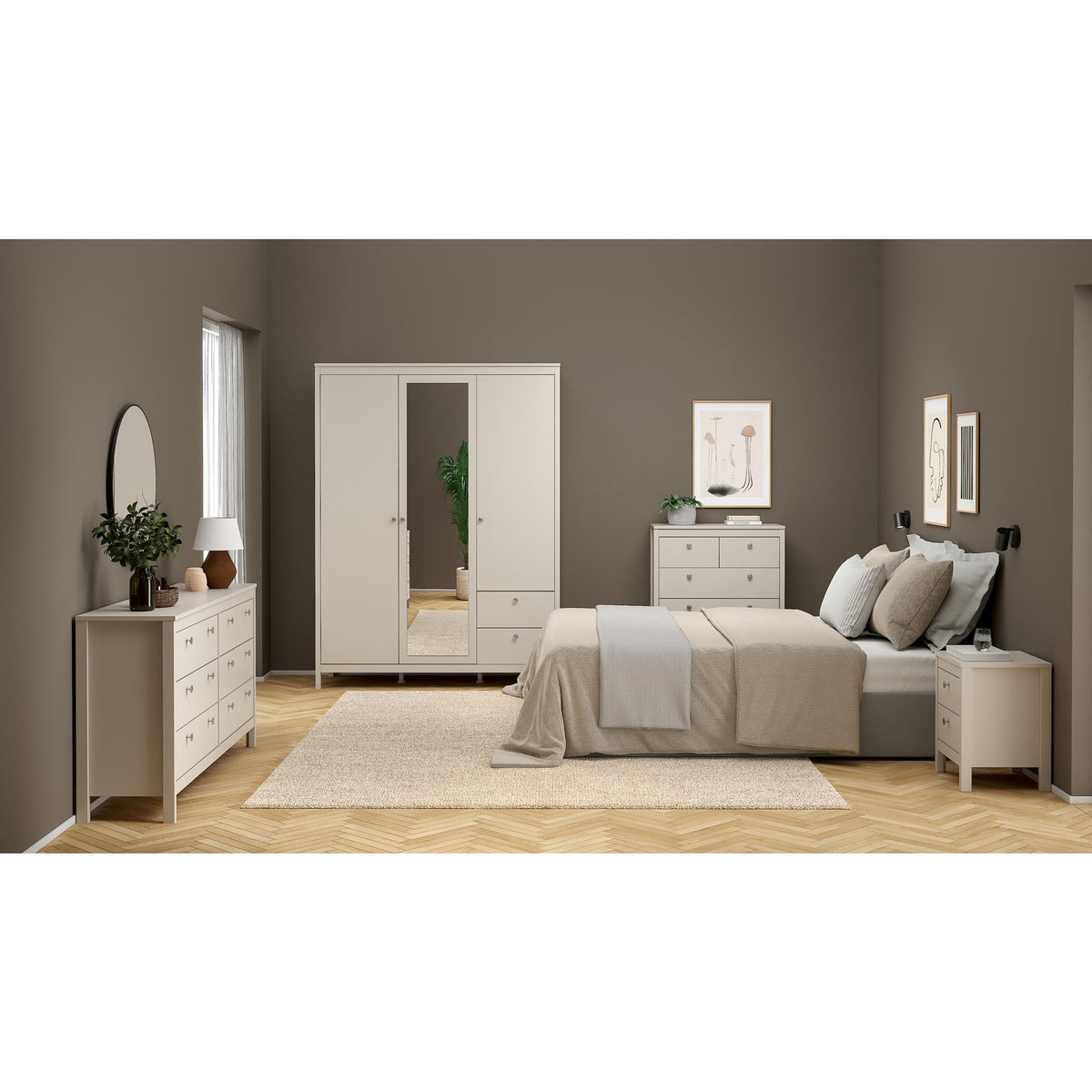 Mesita noche Guadalquivir 2 cajones blanco 44x39x55cm (4)
