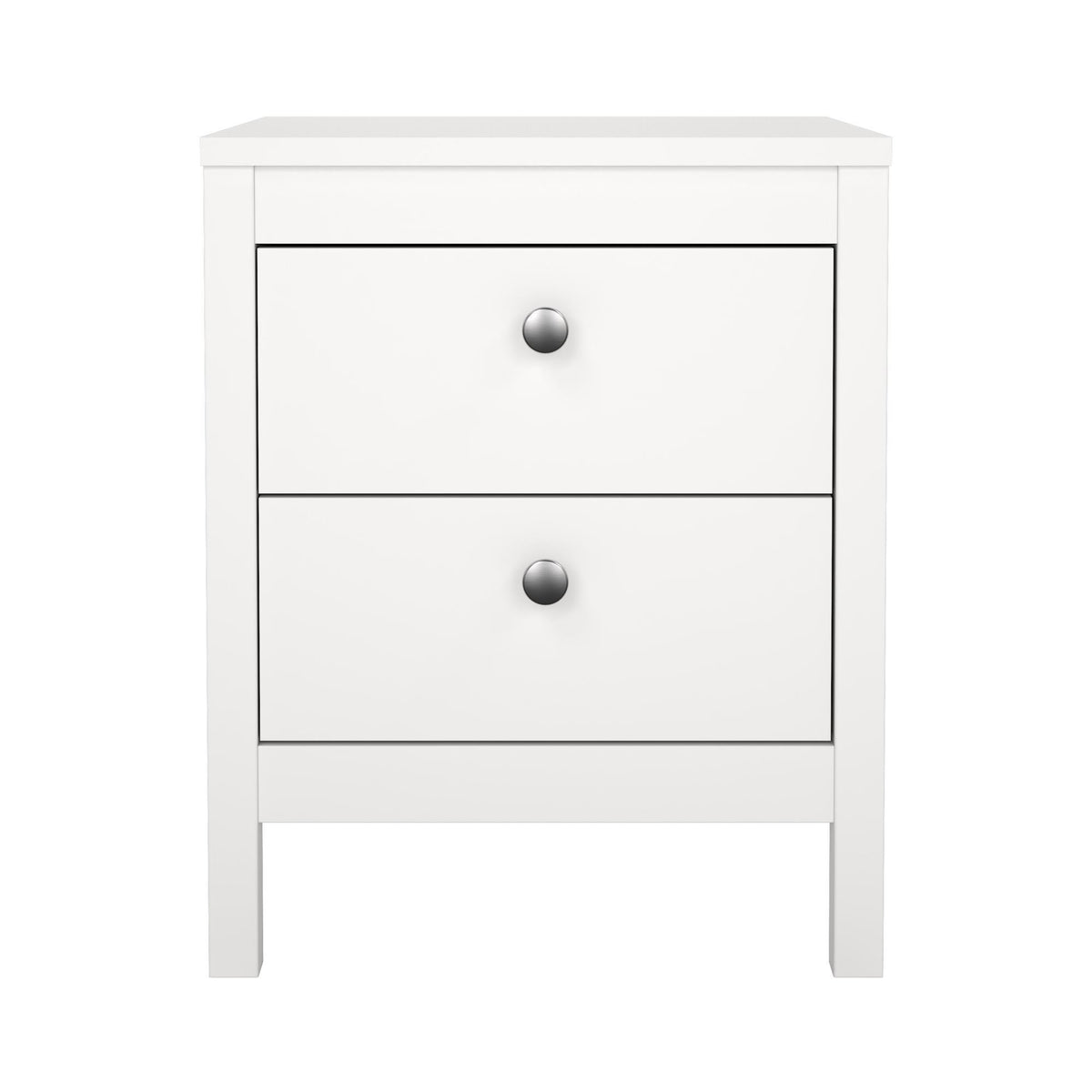 Mesita noche Guadalquivir 2 cajones blanco 44x39x55cm (9)