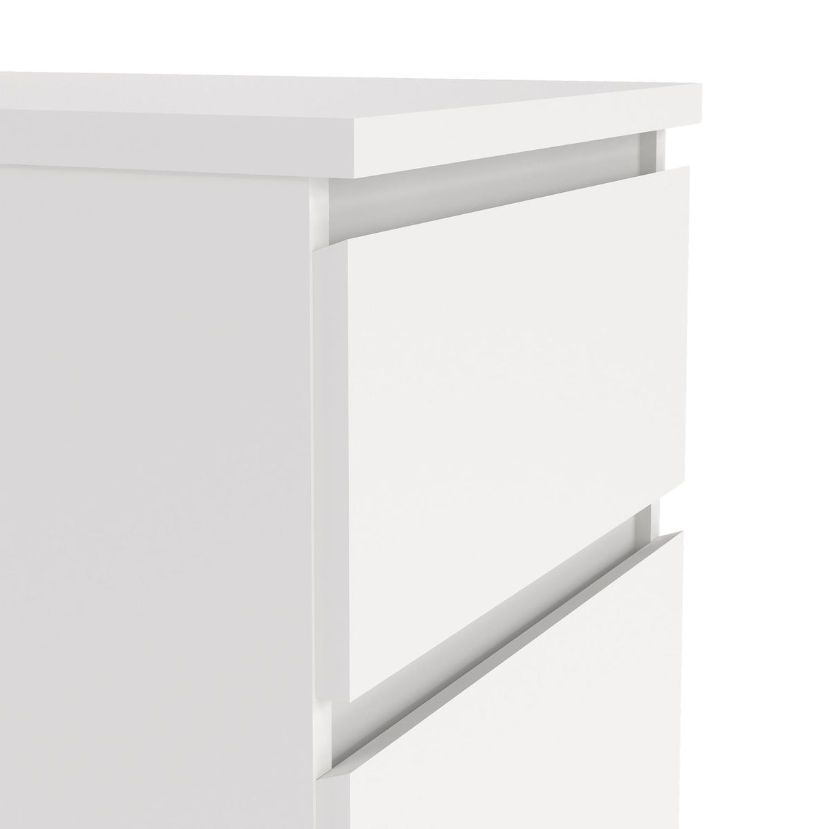 Cómoda 5 cajones melamina blanco 41x50x112cm (8)