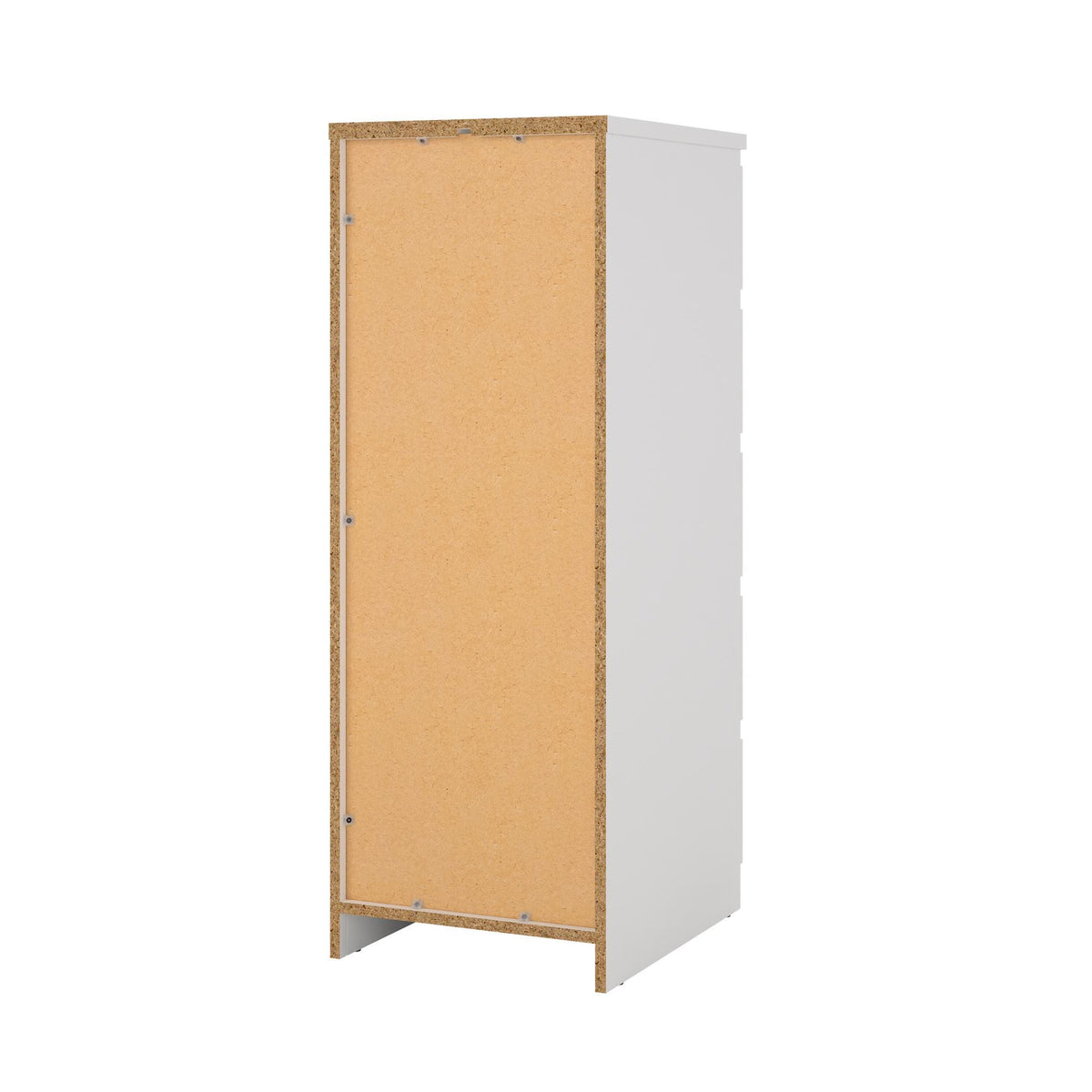 Cómoda 5 cajones melamina blanco 41x50x112cm (9)