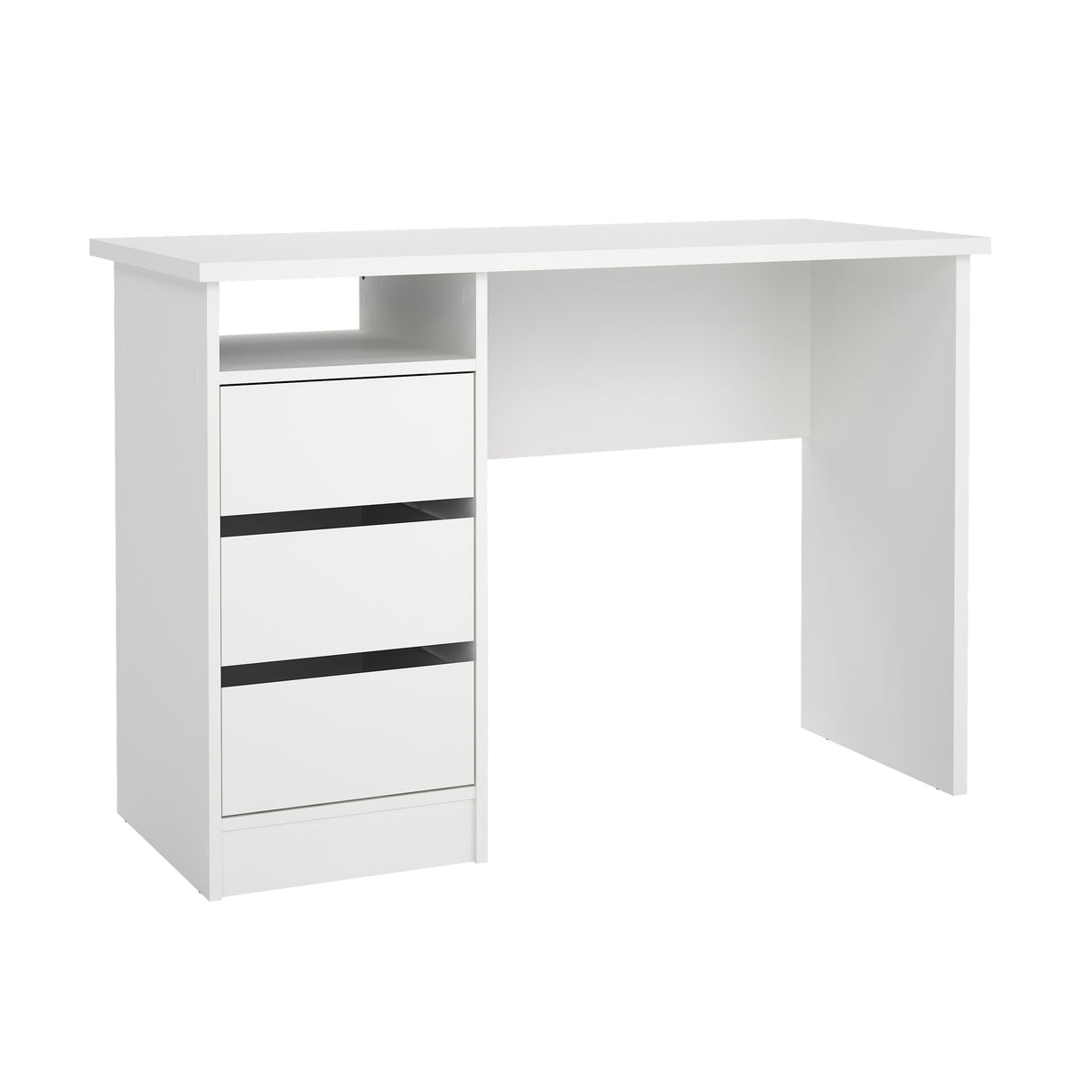 Mesa escritorio 3 cajones blanco 110x49x76 cm (4)