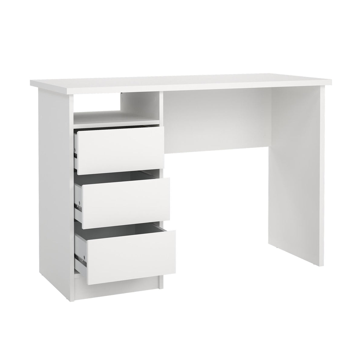 Mesa escritorio 3 cajones blanco 110x49x76 cm (6)