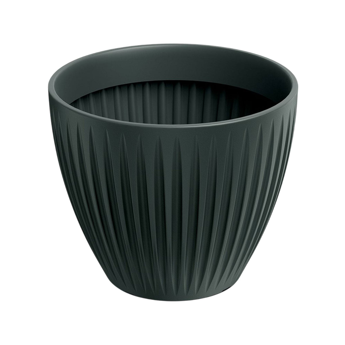 Maceta rotomoldeo redonda Latia Round Ø30x25 cm antracita
