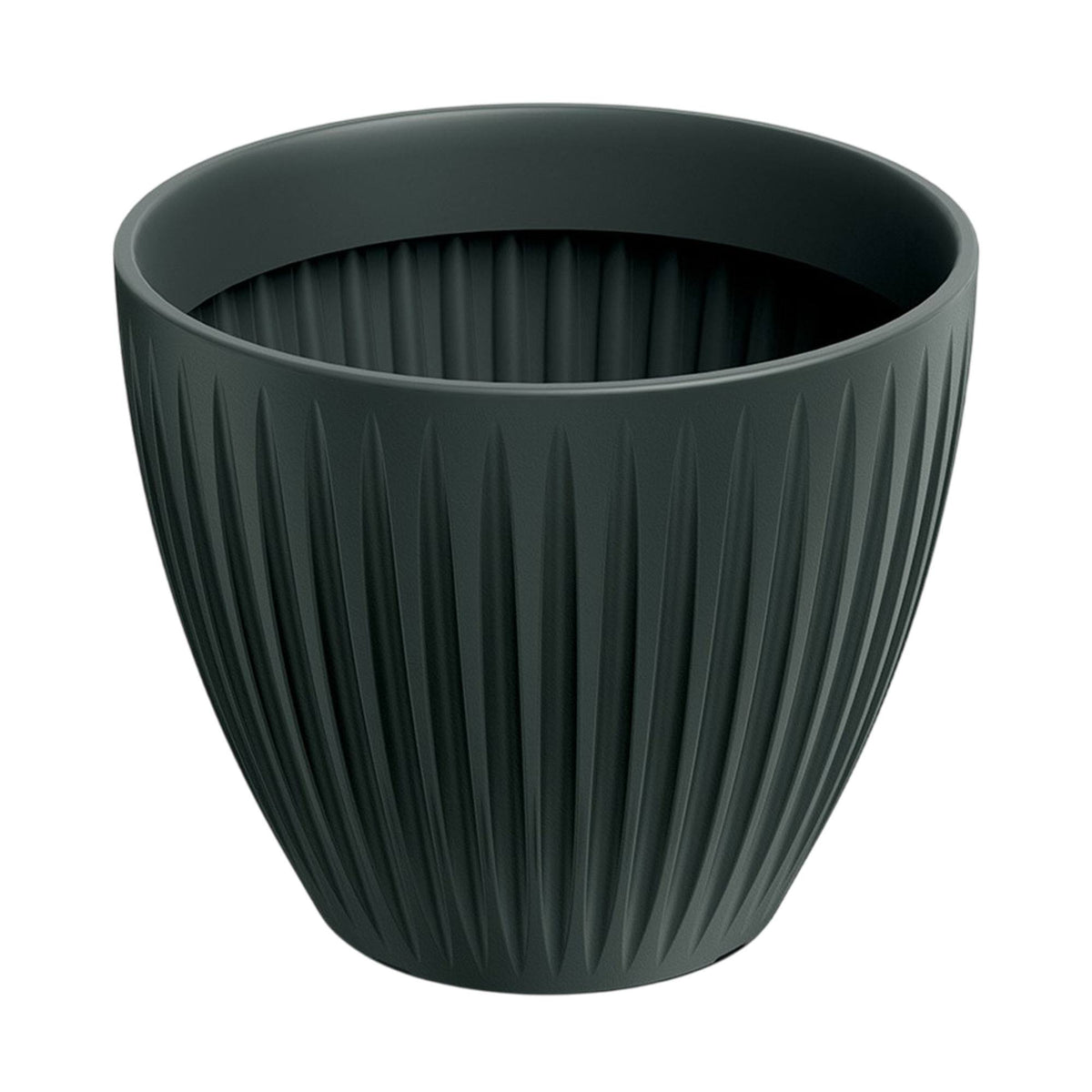 Maceta rotomoldeo redonda Latia Round Ø40x33 cm antracita