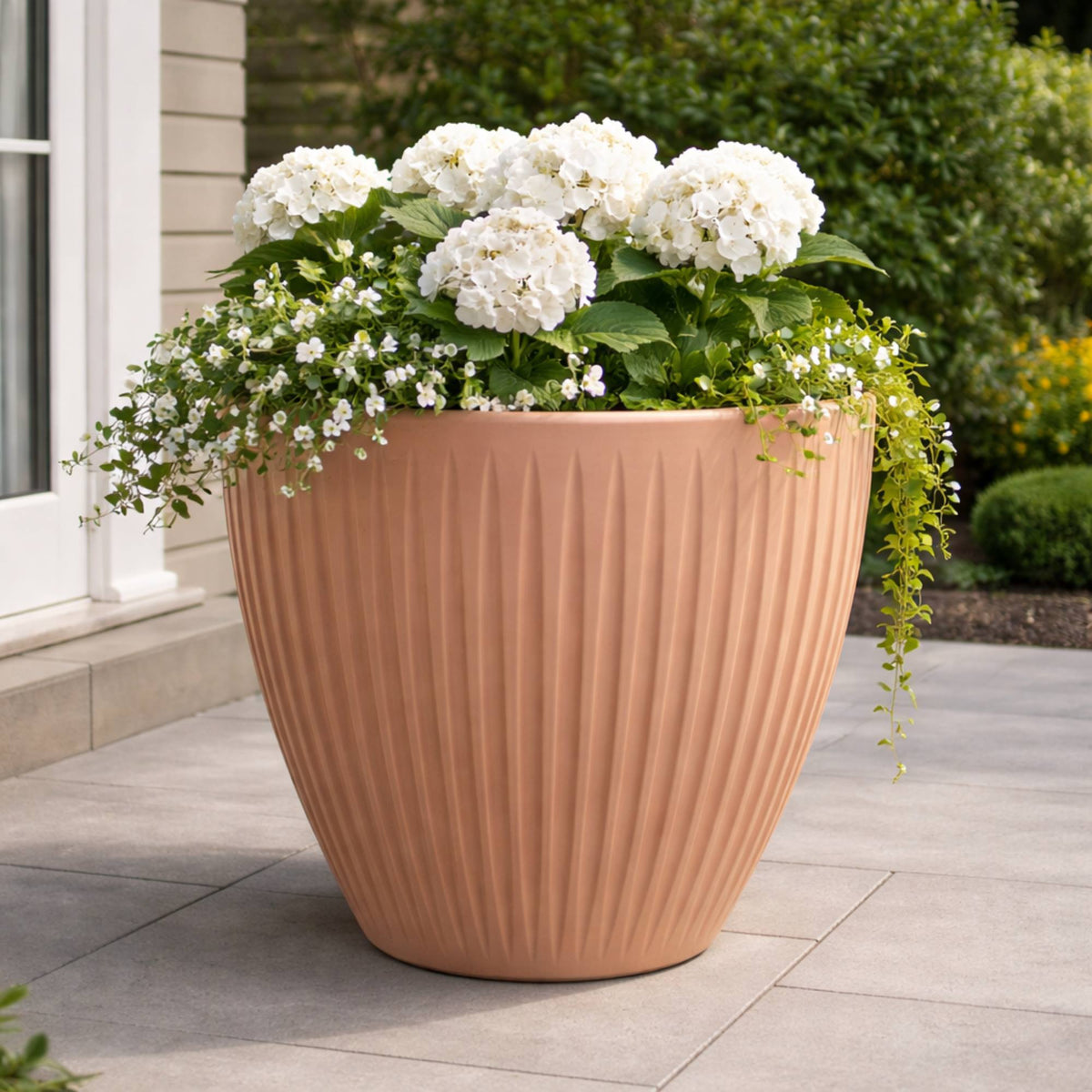 Maceta rotomoldeo redonda Latia Round MIDL Ø48x48 cm terracota (3)
