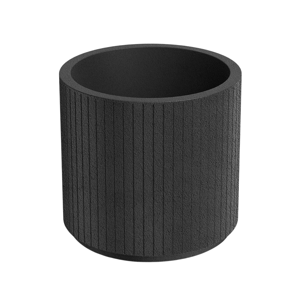 Maceta rotomoldeo redonda carbón Ø40x36 cm