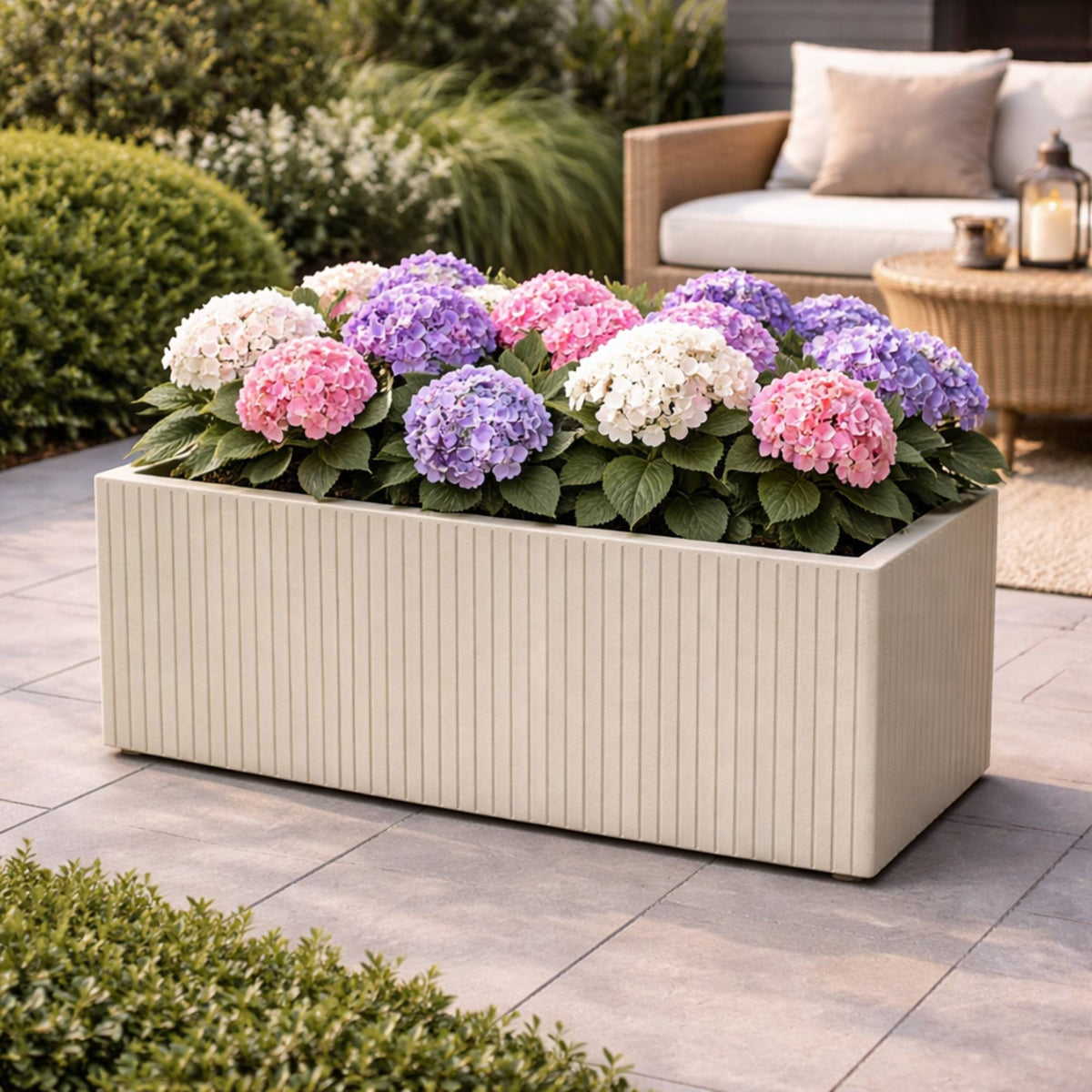 Maceta rotomoldeo rectangular arena 80x38x36 cm (3)