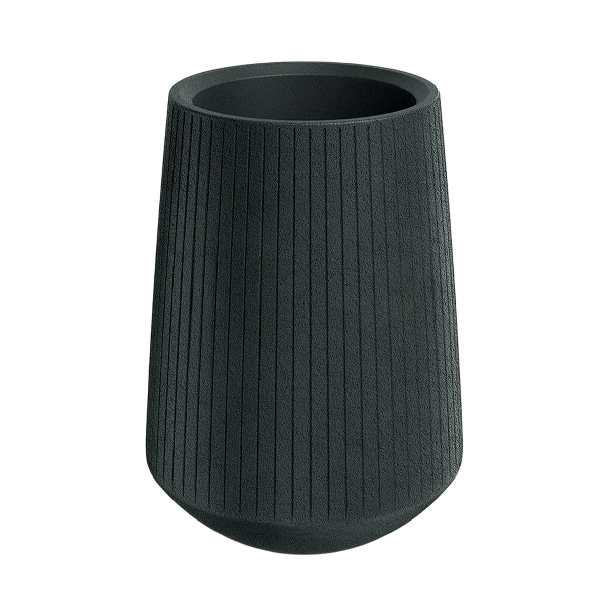 Maceta rotomoldeo bowl alta carbón Ø40x53 cm